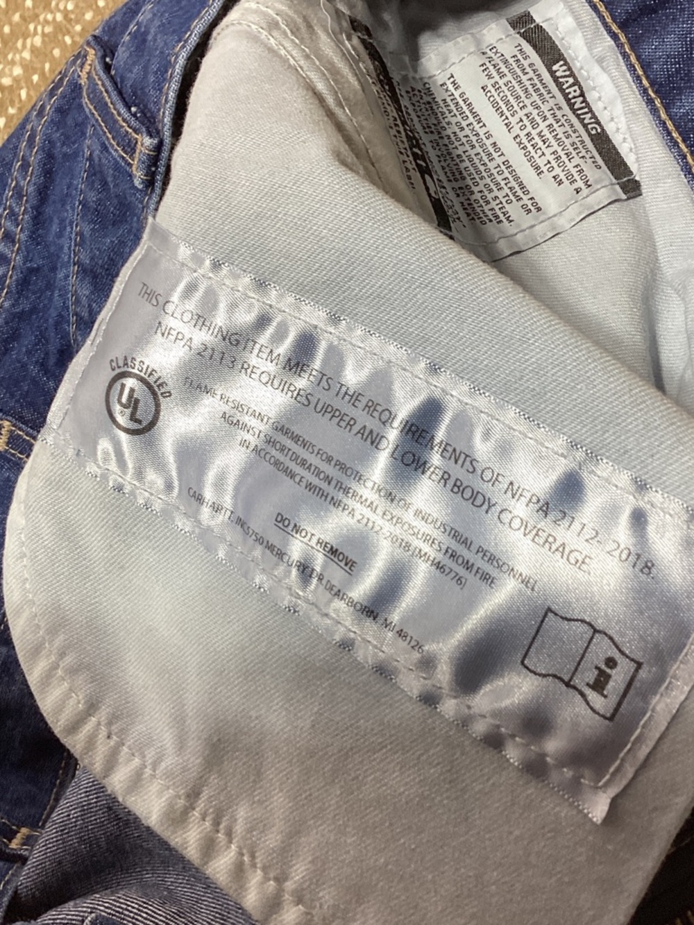 Carhartt flame resistant jeans CAT 2 36x32 - Picture 9 of 13